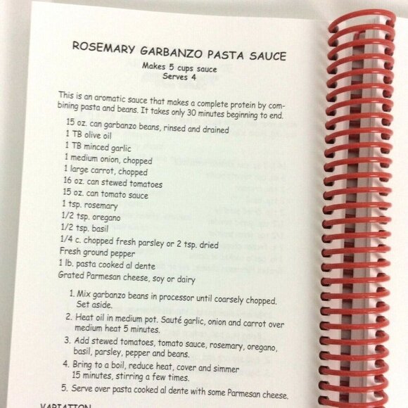 Food Is Us: Easy Tasty Mostly Vegetarian Cooking Cookbook By Gloria S Kubel 2002 - Picture 4 of 5